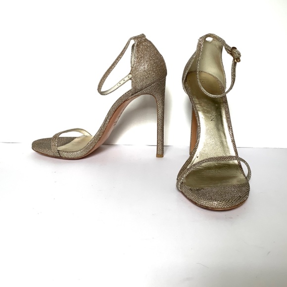 Stuart Weitzman NUDIST STRAP HEELS 9 - Picture 9 of 15